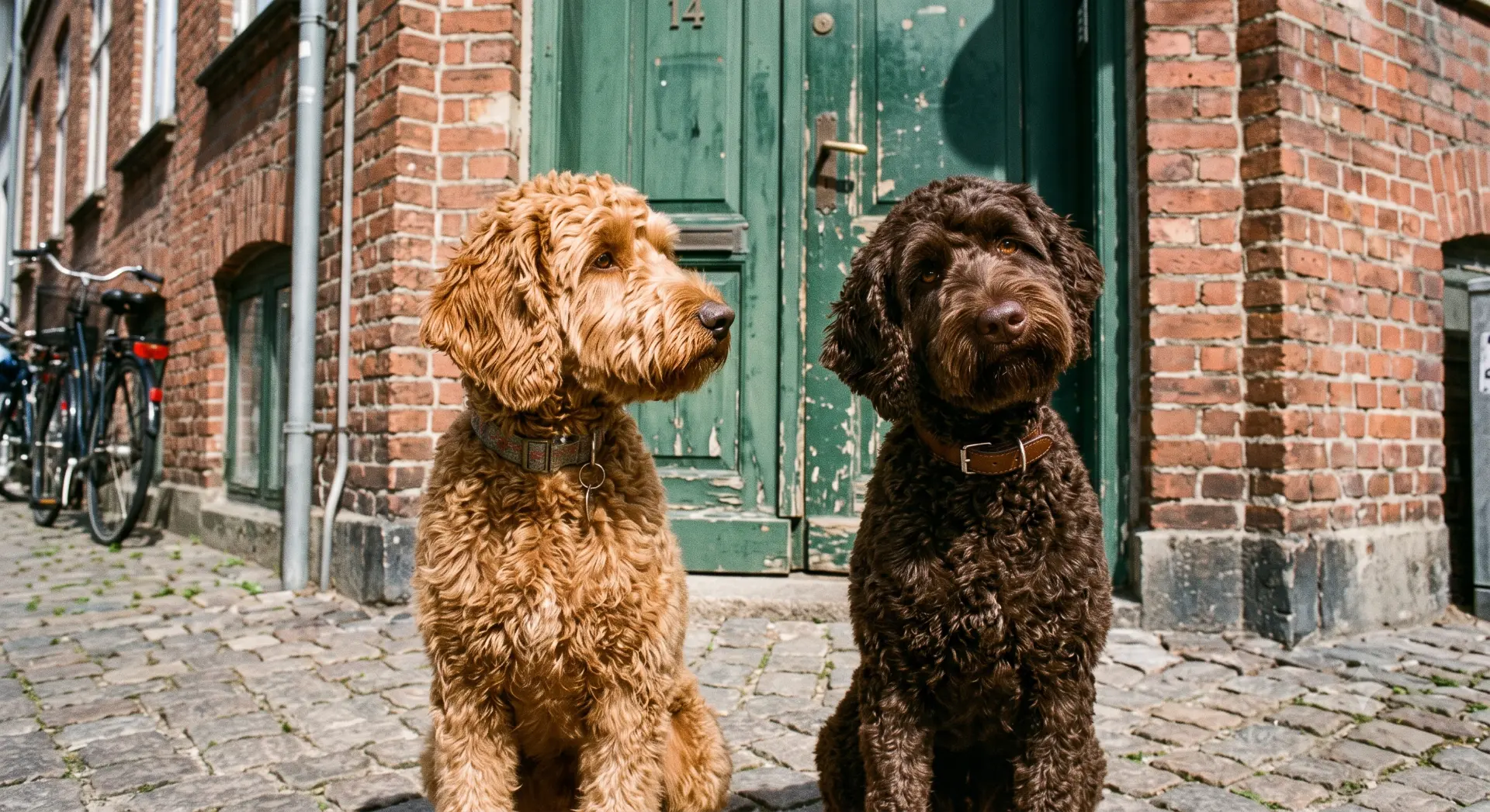 To doodles på en københavnsk gade